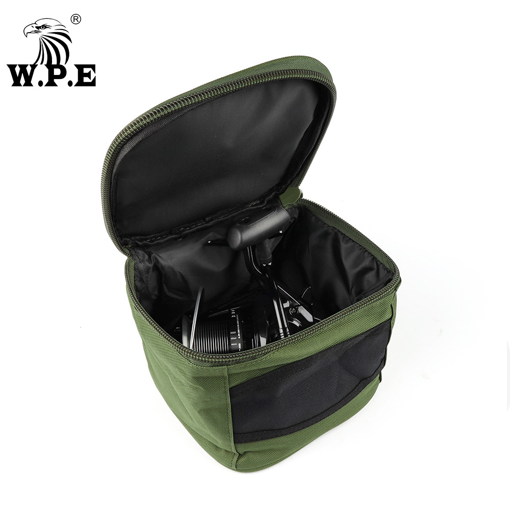 W.P.E fishing bag 1 handbag carp wheel fishing tackle 18*20*15cm fishing wheel bag splash proof water fishing accessories