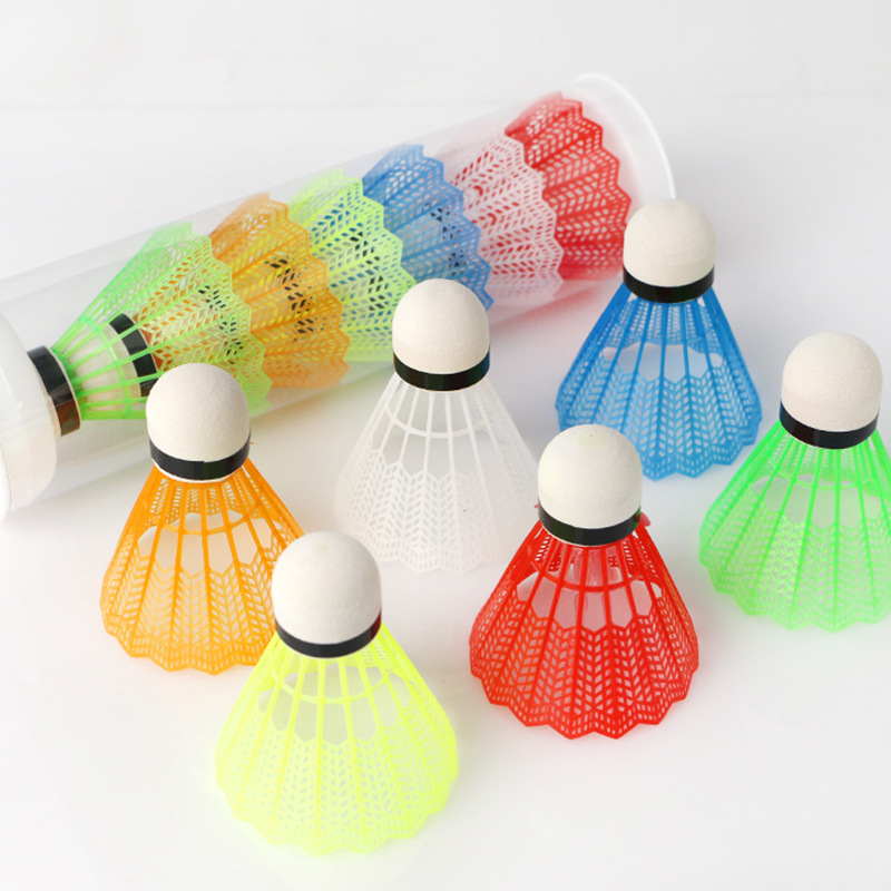 Eva Rainbow Ball Plastic Durable Badminton Ball Colorful Children's Elastic Lightweight Strong Bounce