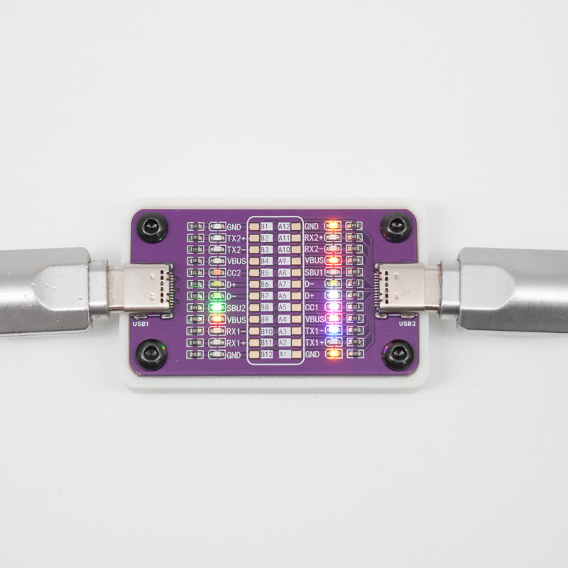 Power-Z Double-Ended Type-C Fast Charging Cable Material Detection Board Is Suitable for Apple and Android Mobile Phone Cable Testing