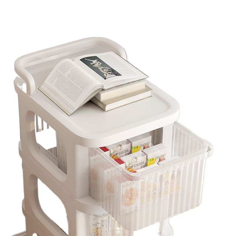 Drawer-Type Snack Storage Rack Household Toys Kidsren's Supplies Sundry Storage Cabinet under the Table Storage Trolley Shelf