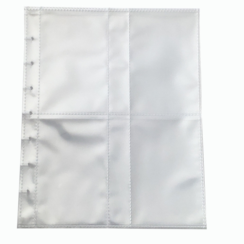 Mushroom Hole Loose-leaf Card Collection Page Literacy Card 3inch Photo Star Chasing Album Board Game Bag Pokemon Card Album Inner Page