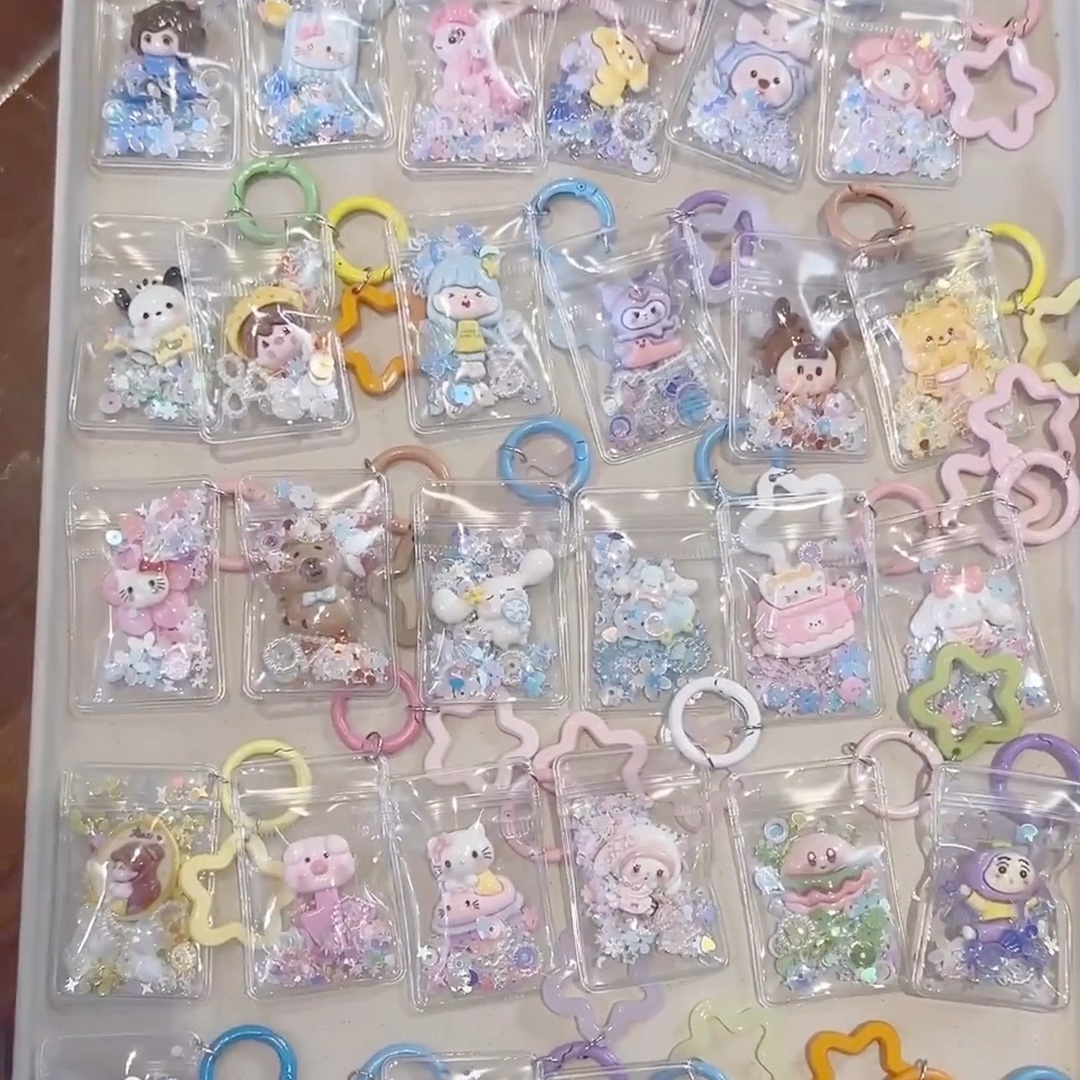 Little Red Riding Book Same Cartoon Rocking Wallet Bag Keychain Cute Bag Pendant Hanging Ornaments Gift Wholesale