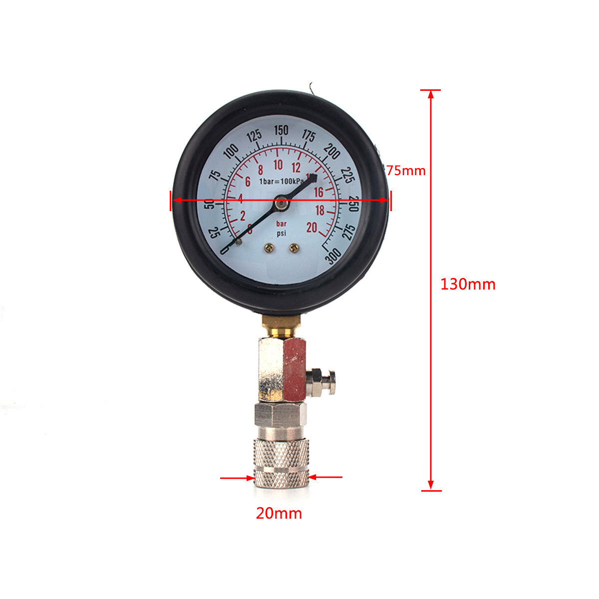 Cylinder pressure gauge household multifunctional car and motorcycle dual-use cylinder pressure gauge detection suit maintenance tool