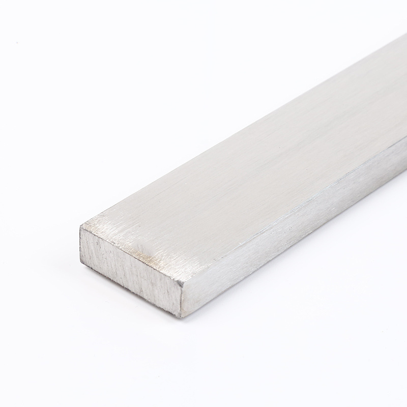 304/201/316L Stainless Steel Brushed Flat Steel Bar Straight Square Bar Square Bar Plate Bar Zero-Cut Flat Steel