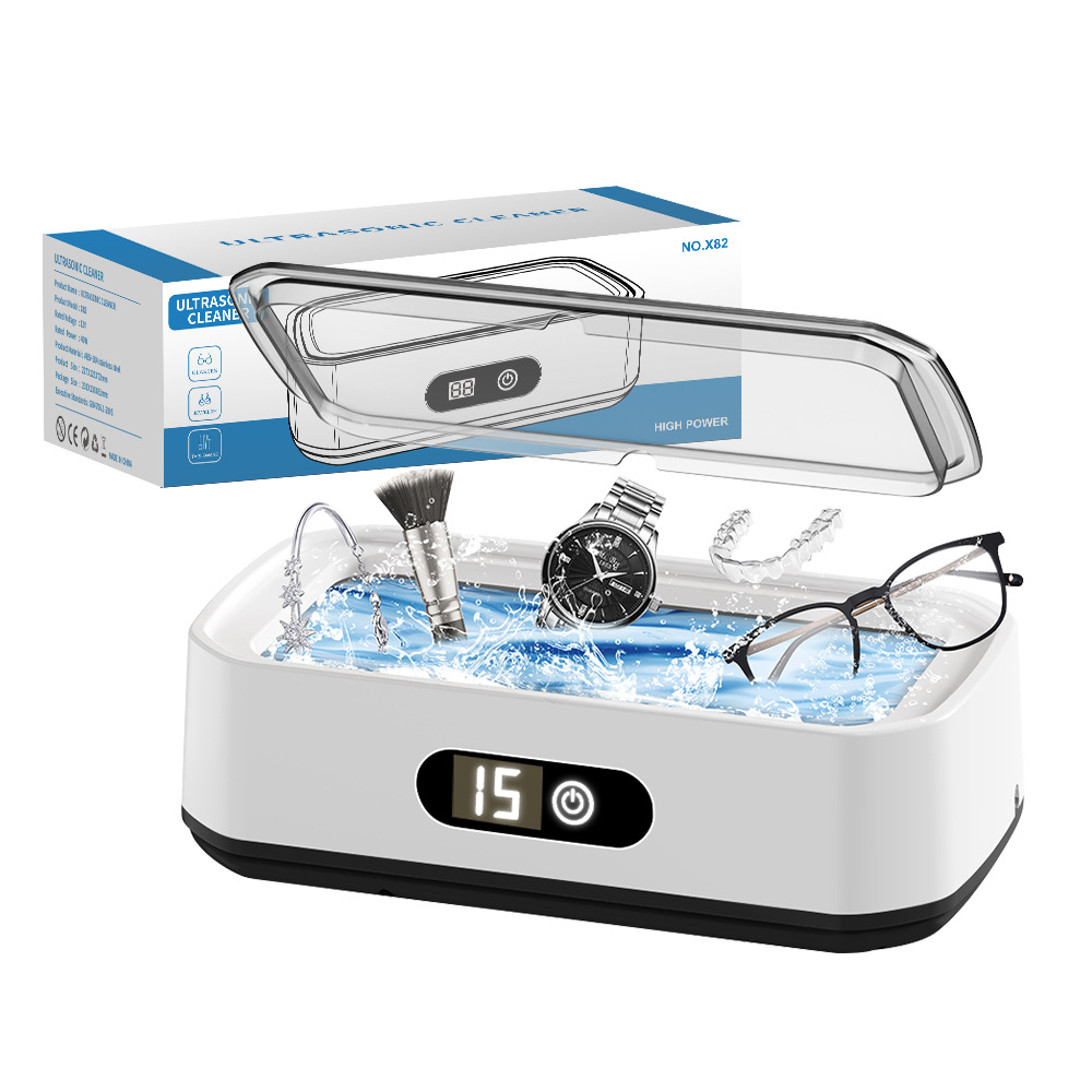 [Five-Speed Led Digital Display Ultrasonic Cleaning Machine] Large Capacity 49Khz Ultrasonic Glasses Cleaning Machine Jewelry