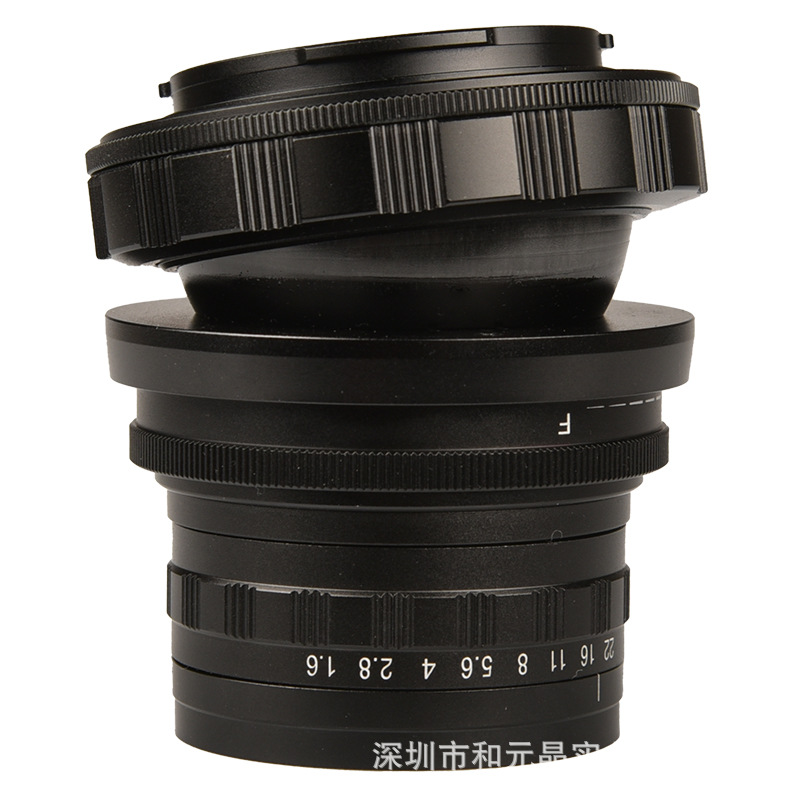 50mm F1.6 Manual Fixed Focus Shift Full Frame Lens 15 Degree Tilt Adjustment 360 Degree Rotation Miniature Photography