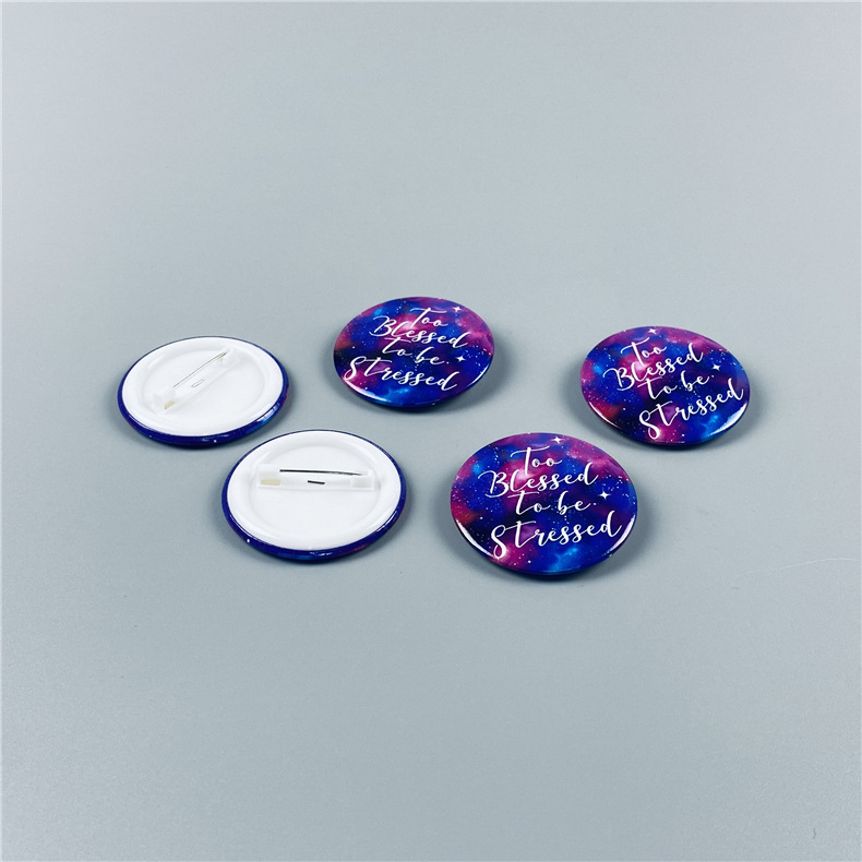 Factory Direct Supply Personality Activity Badge DIY Tinplate Badge Animation Cartoon Peripheral LOGO Badge