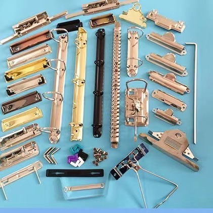 Factory Direct Supply Metal Folder Accessories Board Clip Menu Information Stationery Clip Flat Clip 10cm Glossy Menu Iron Clip