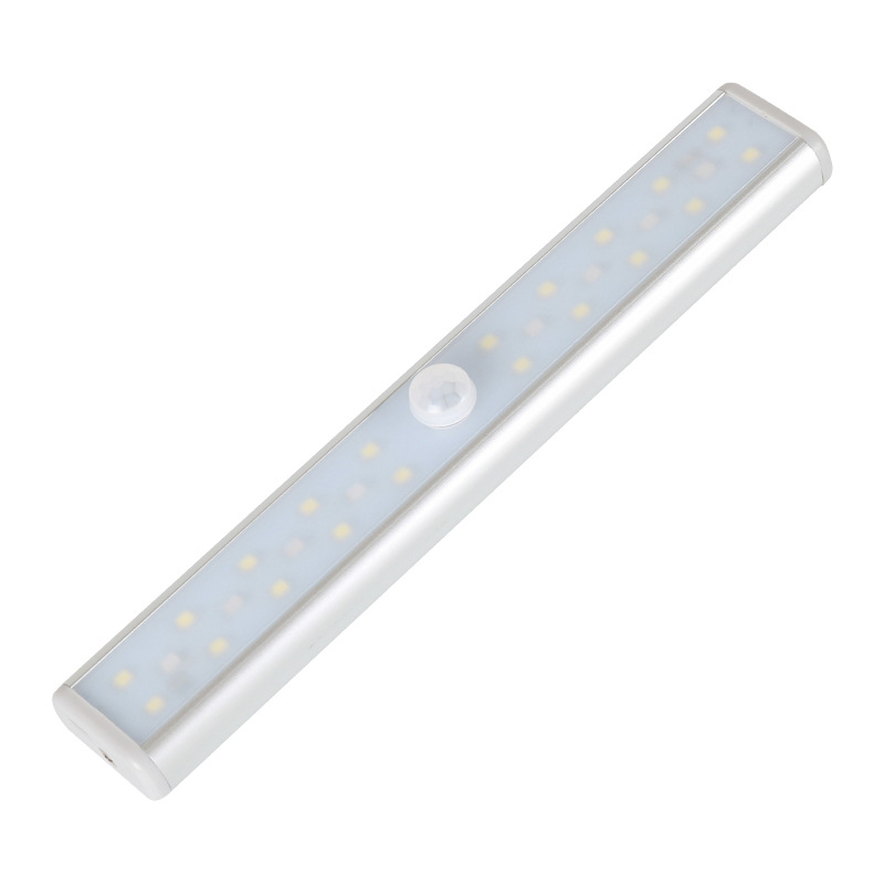 Customized Cross-Border Home Uv Sterilization Lamp for Wardrobes and Shoe Cabinets, Human Body Sensor Strip Light, USB Rechargeable Wall-Mounted Type