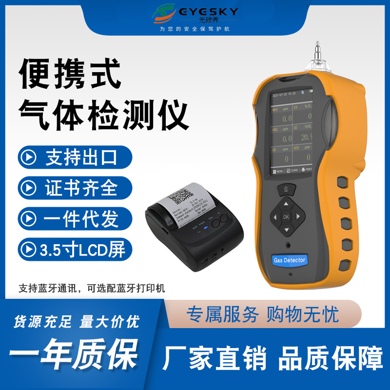 Многофункциональный портативный детектор диоксида серы и угарного газа Boundless Eyes