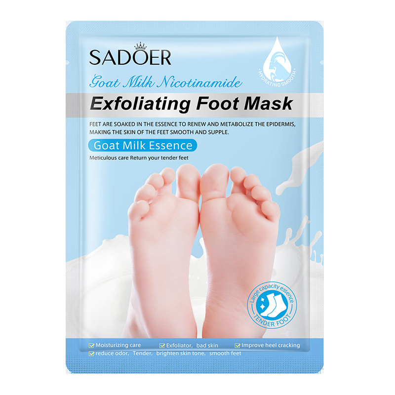 SADOER Goat Milk Niacinamide Whitening Hand Mask Moisturizing Skin Rejuvenating Foot Mask Foot Mask Hand Skin Care Cross Border