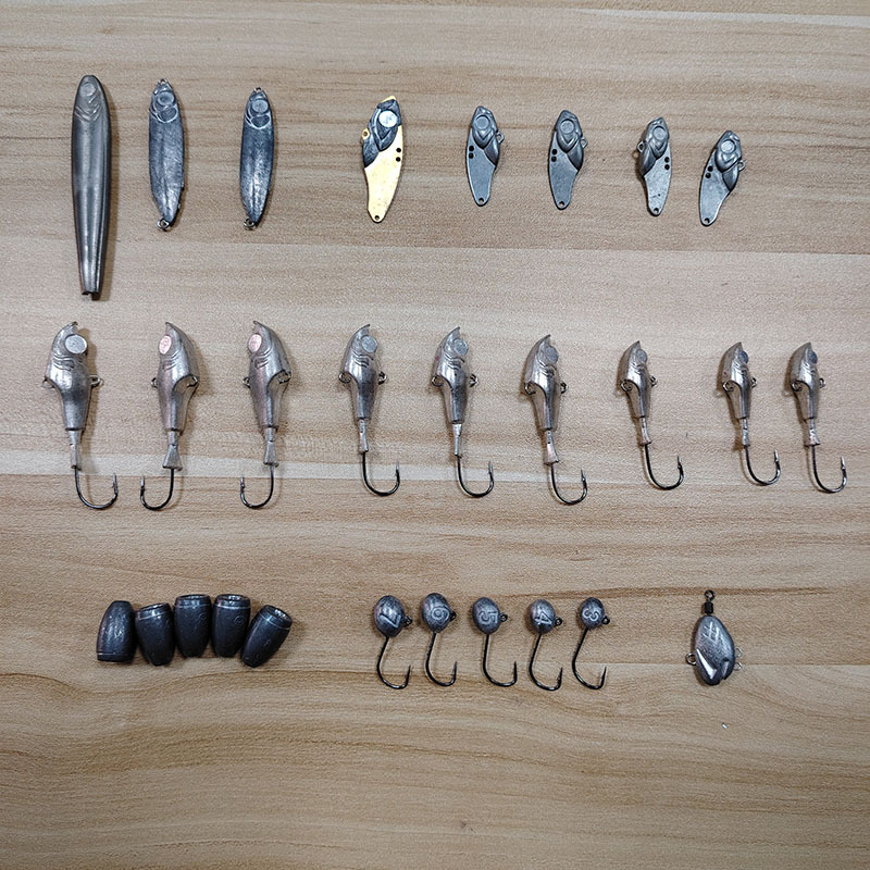 Bismuth Tin Alloy Fishhook Head Customization Production, Export Environmentally Friendly Fishhook Head Processing, High-End Fishhook Head Instead of Lead Ring