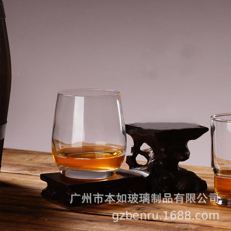 Egg-shaped Cup Tapered Trapezoid Diamond Cup Crystal Glass Whiskey Cup Electroplated Color Wine Cup Milk Tea Drinking Cup