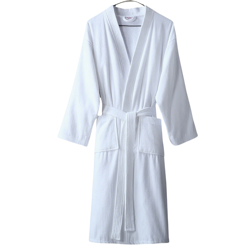 Bathrobe for Five-Star Hotels, Guesthouses, and Homestays, Made of Pure Cotton Towel Material, Absorbent and Quick-Drying, Unisex, Suitable for Autumn and Winter