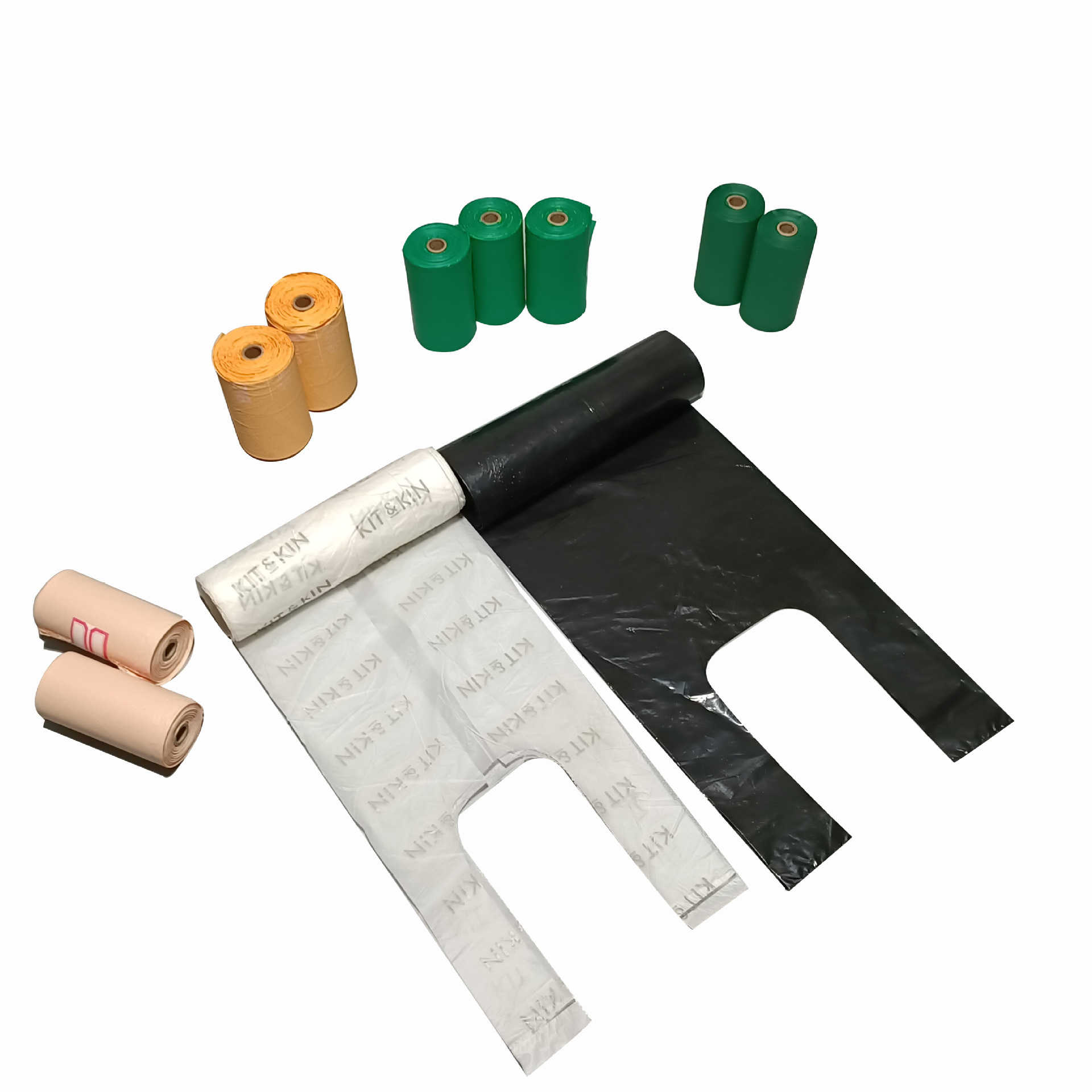 Paper Tube Dog Stopper Bag Pet Stopper Bag Dog Going Out Portable Dog Stopper Bag Degradable Pet Garbage Bag