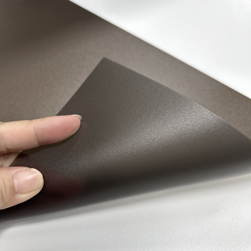 Factory brown light transmission pp plastic film luggage compartment pad black brown color pp frosted translucent plate pp sheet