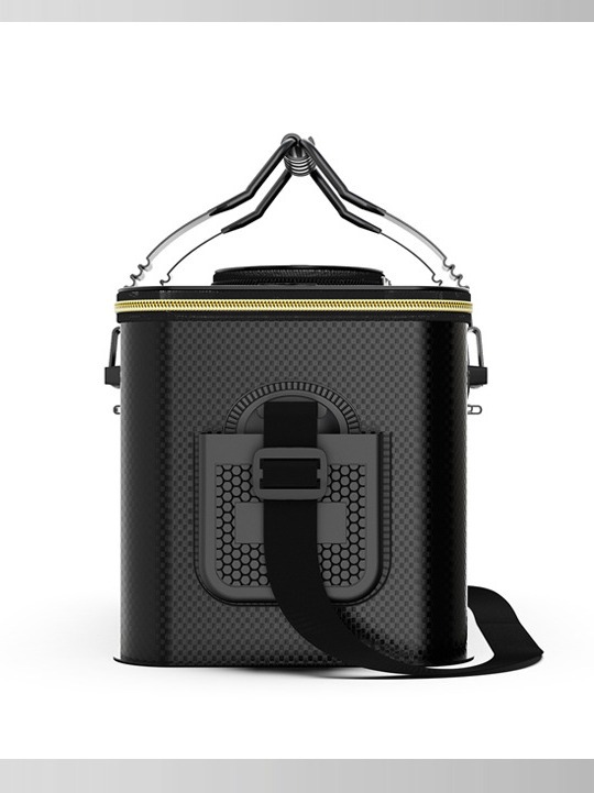 Folding Fishing bucket EVA live fish bucket fish box fish protection bucket folding fishing box thickened water bucket fish bucket fishing gear supplies