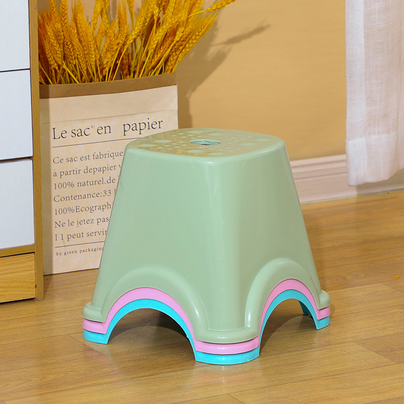 Supply Supply Plastic Massage Stool Household Shoe Changing Low Stool Plastic Small Stool Kindergarten Baby Stool