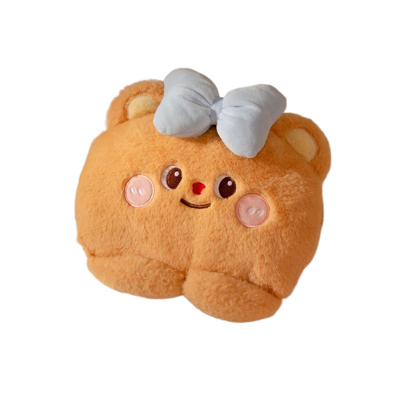 Butter Bear Hand Warmer Stuffed National Standard Electric Hot Water Bag Rechargeable Hand Cover Double Hand Warmer Bag Cute Baby Warmer