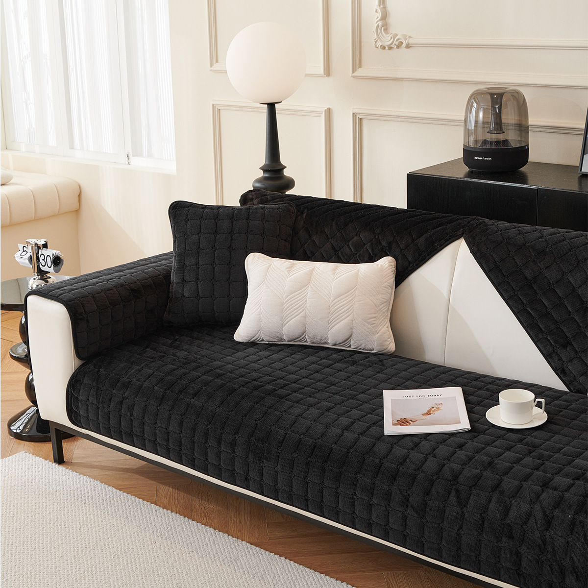 Cross-Border Flannel Sofa Cushions, Thickened New Sofa Cushions, Advanced Non-Slip Sofa Covers, Cover Towels and Cushions