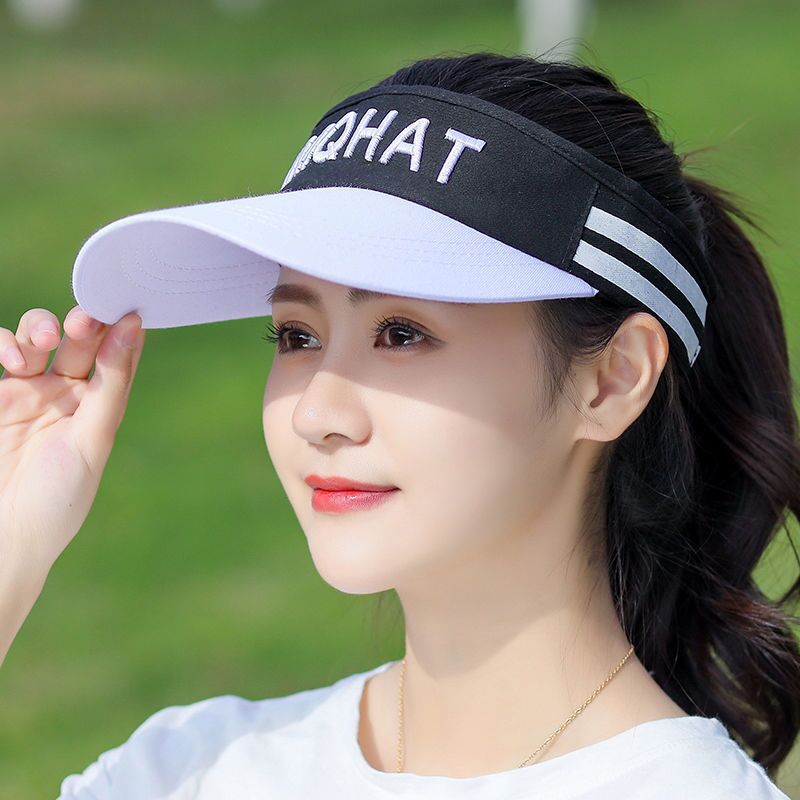 Sports Cap Women's White Casual Outdoor Baseball Cap Summer Korean Running Cap Sunshade Sun Cap