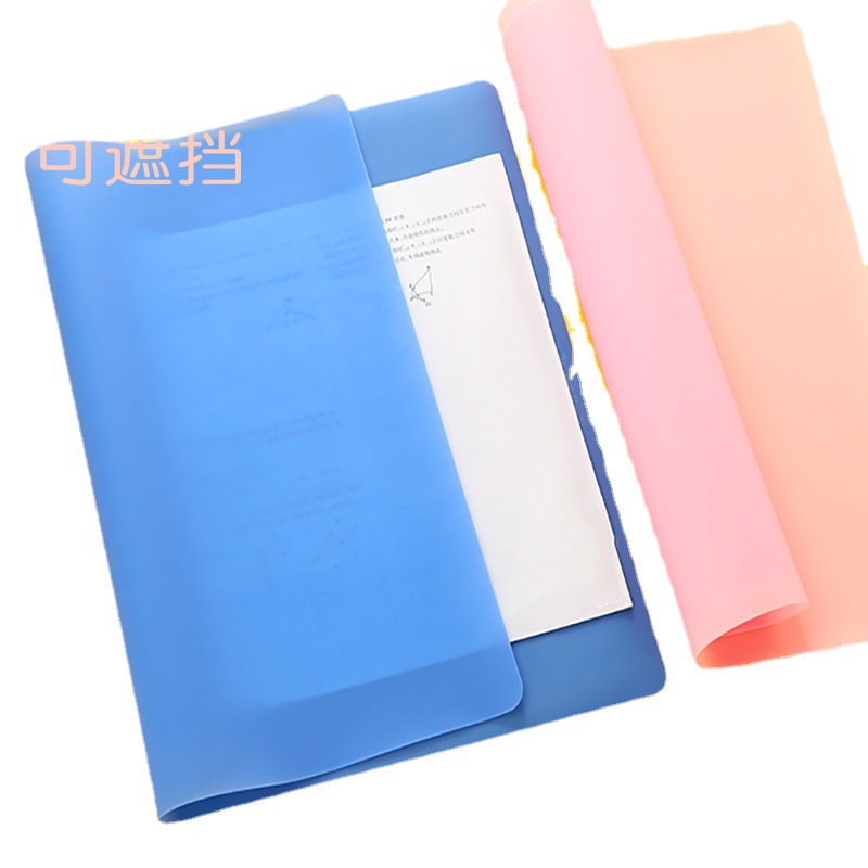 Silicone soft pad a4 student examination non-slip pad a3 examination paper pad class desk pad writing pad children drawing desk pad