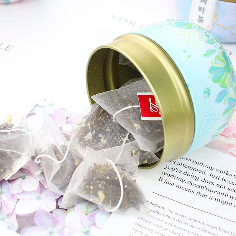 Small Jar of Scented Tea Wholesale Girls Health Tea Teacher's Day Souvenir Gift Peach Oolong Tea Cold Brew Tea Bag