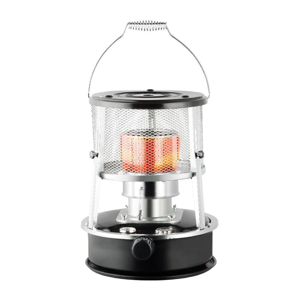 Adjustable lifting of glass chimney kerosene stove outdoor camping kerosene stove household indoor diesel kerosene heater