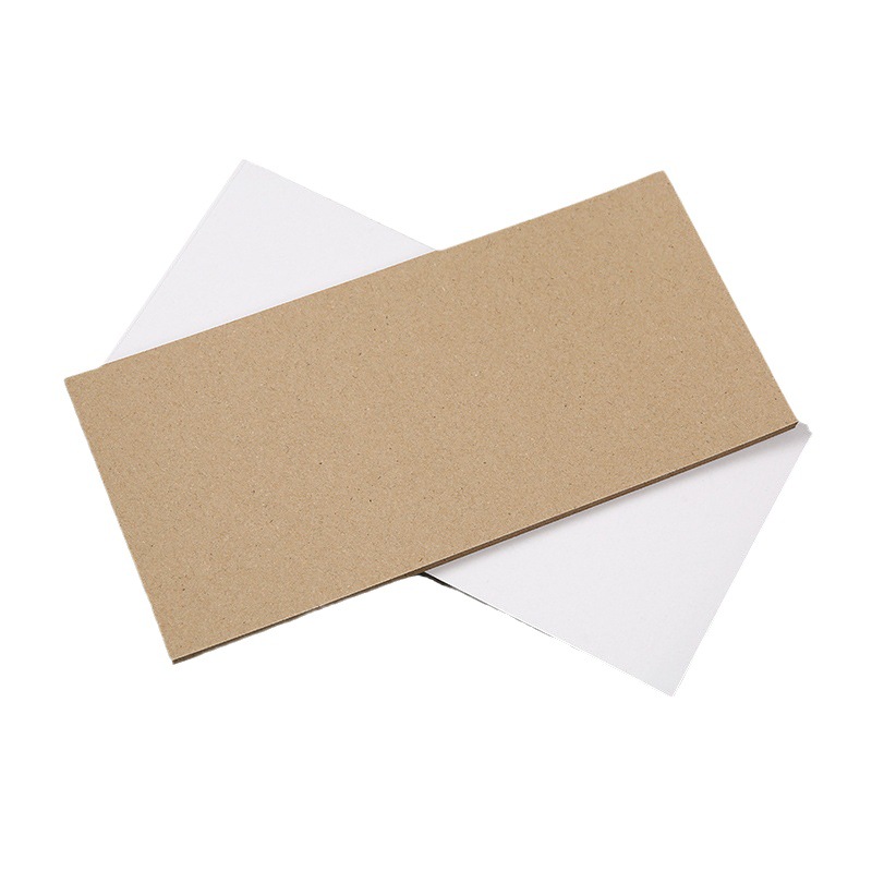 Single-Sided White Board Paper 250-450g White Cardboard Double-Sided Clothing Packaging Lined with Gray Bottom Cardboard Environmentally Friendly Material