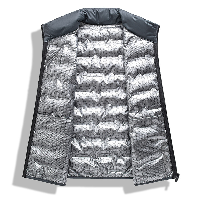 Winter Couple Style down Jacket Loose Graphene Warm Men's Vest Lightweight Casual 80% White Duck down Jacket