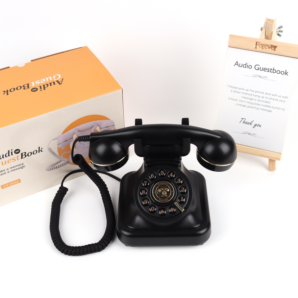 Кросс-бордовый ретро телефон антикварная запись стационарный свадебный телефон оптовый производитель