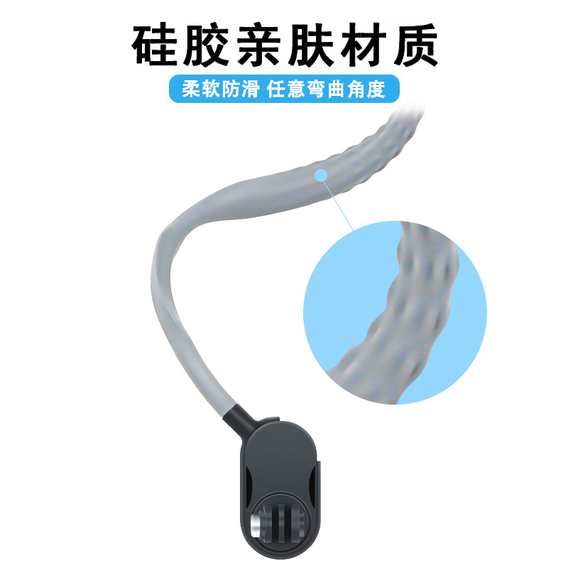 Gopro9/10/11 Hanging Neck Sports Camera Collar Mobile Phone Holder Dji 360 First Person Perspective