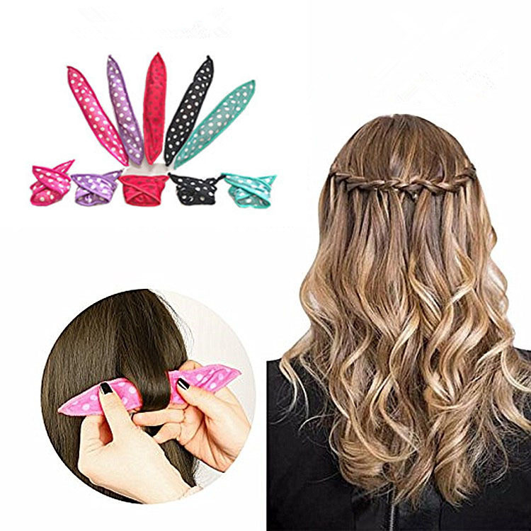 Хит продаж утюг для завивки в горошек артефакт для завивки без нагрева бант для сна