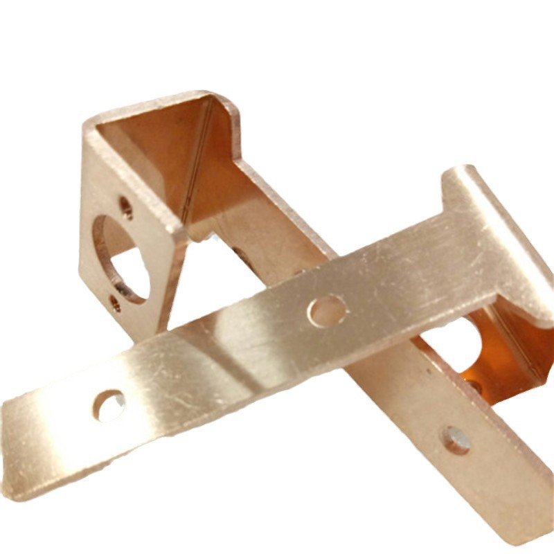 H62 Brass Plate Laser Cutting Punching Bending Processing T2 Copper Plate Tinned Nickel-Plated Gold-Plated Red Copper Bar Copper Material