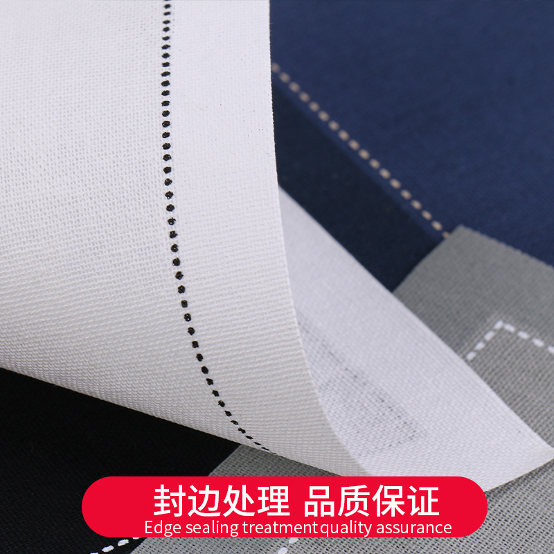 Cross-Border Cotton Hotel Western-Style Coaster Napkin Cloth Airplane Cocktail Coaster White Folded Napkin Cloth