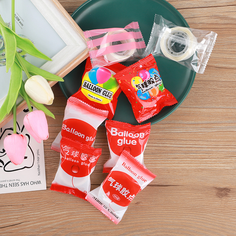 Съемный клей для шаров, клейкие точки для вечеринок
