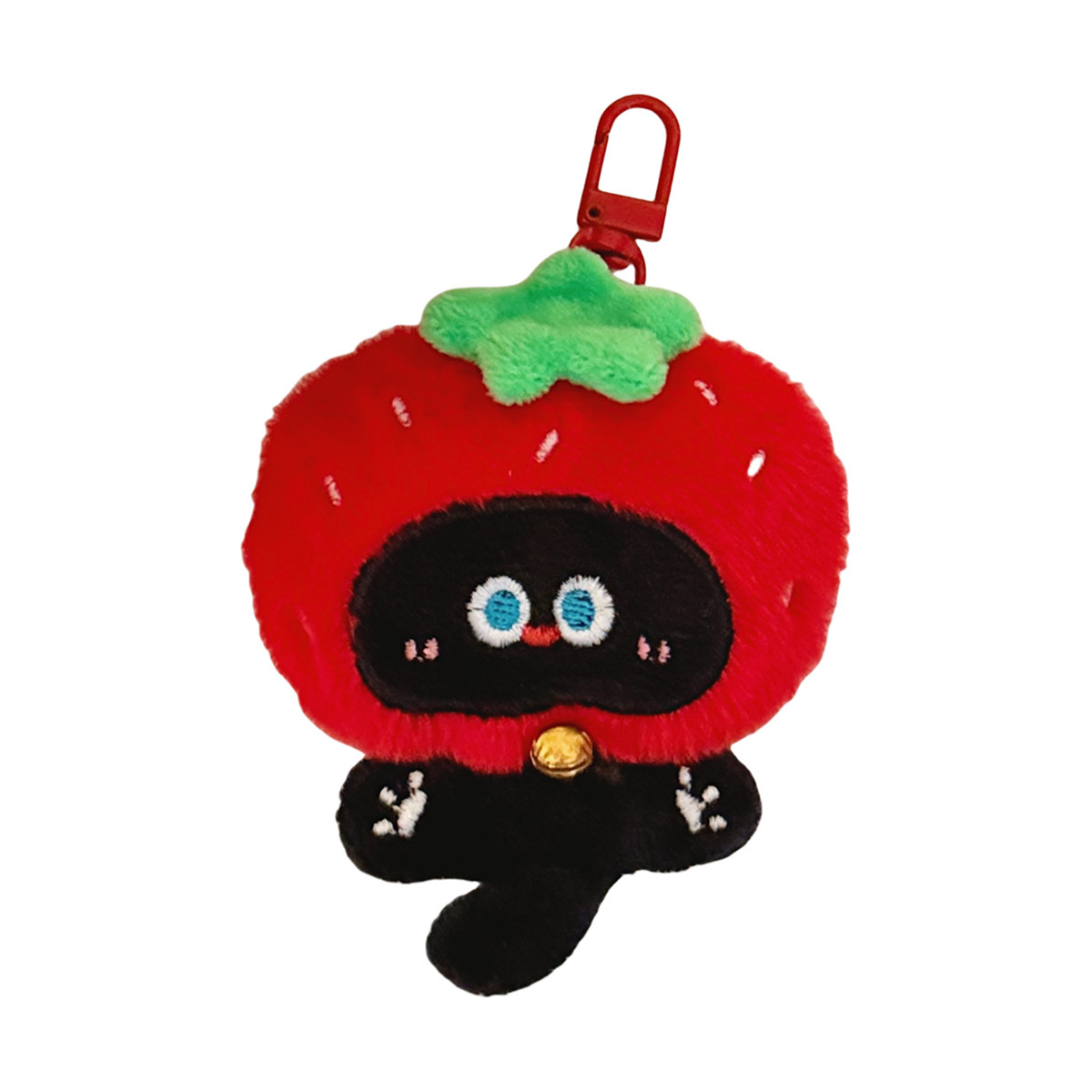 Tengyi Original Cute Plush Kitten Keychain Pendant Girly Versatile Backpack Decoration Creative Doll Pendant