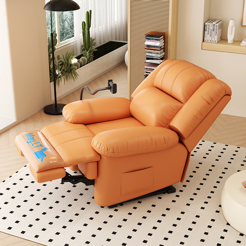 First-Class Space Capsule Sofa Chair Multi-Functional Single Swivel Massage Chair Balcony Lazy Lounge Chair Living Room Electric Sofa