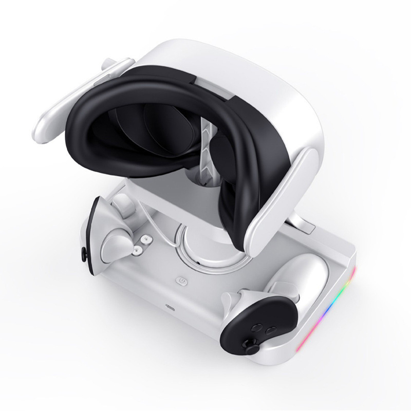 Cross-border hot sale Meta Quest 3S magnetic fast charging VR meta 3S detachable charging base