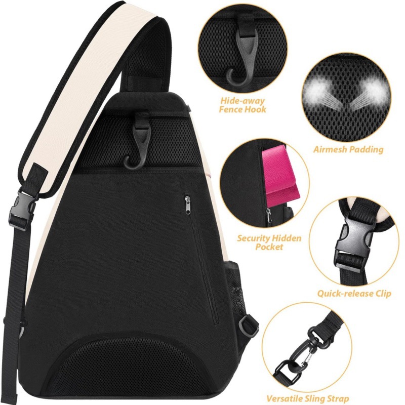 Hot-Selling Cross-Border Badminton Bag, Outdoor Sports Training Shoulder Tennis Bag, Pickleball Backpack, Crossbody Bag