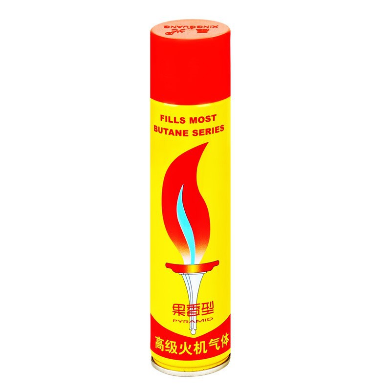 Gas Tank Butane 200ml 152ml Fruity Lighter Universal Gas Inflatable Lighter Wholesale