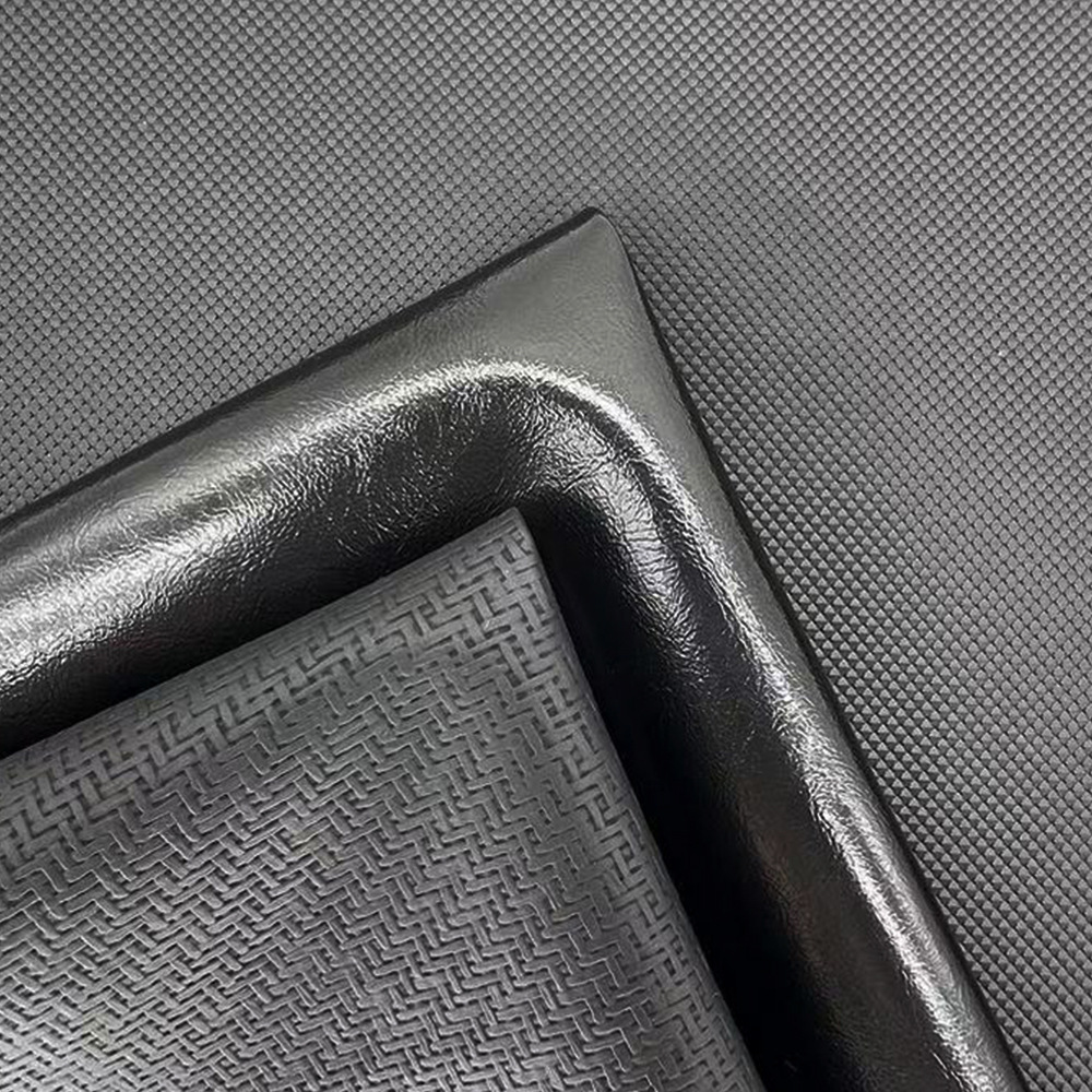 in stock wholesale 150D mesh bottom black series sofa leather car leather wholesale price waterproof non-slip wear-resistant