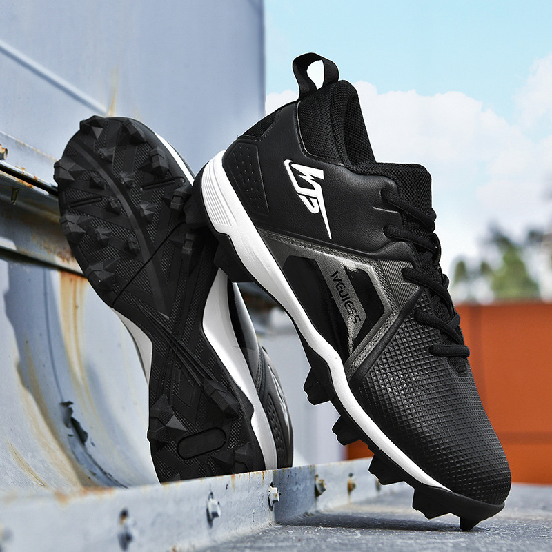 Football Shoes Olive Baseball Shoes Adult Baseball Shoes Softball Shoes Children's Rugby Shoes Competition Anti-slip Training Hard Glue