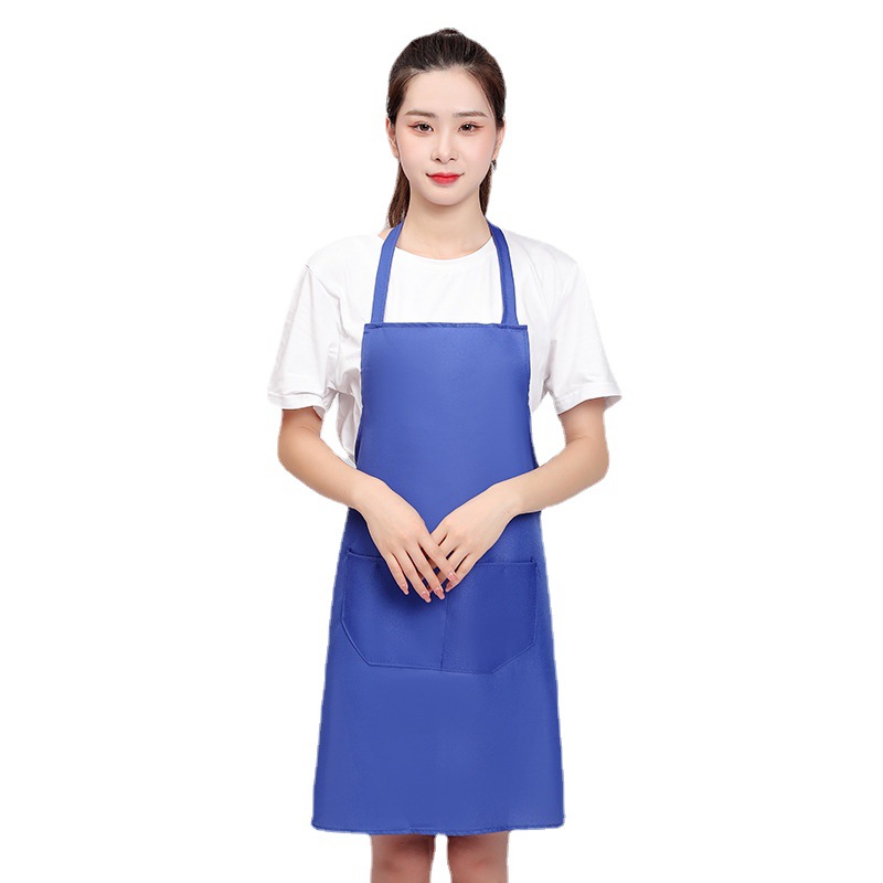 Advertising apron custom logo printing custom Oxford PVC waterproof apron wholesale promotional gift waist custom-made