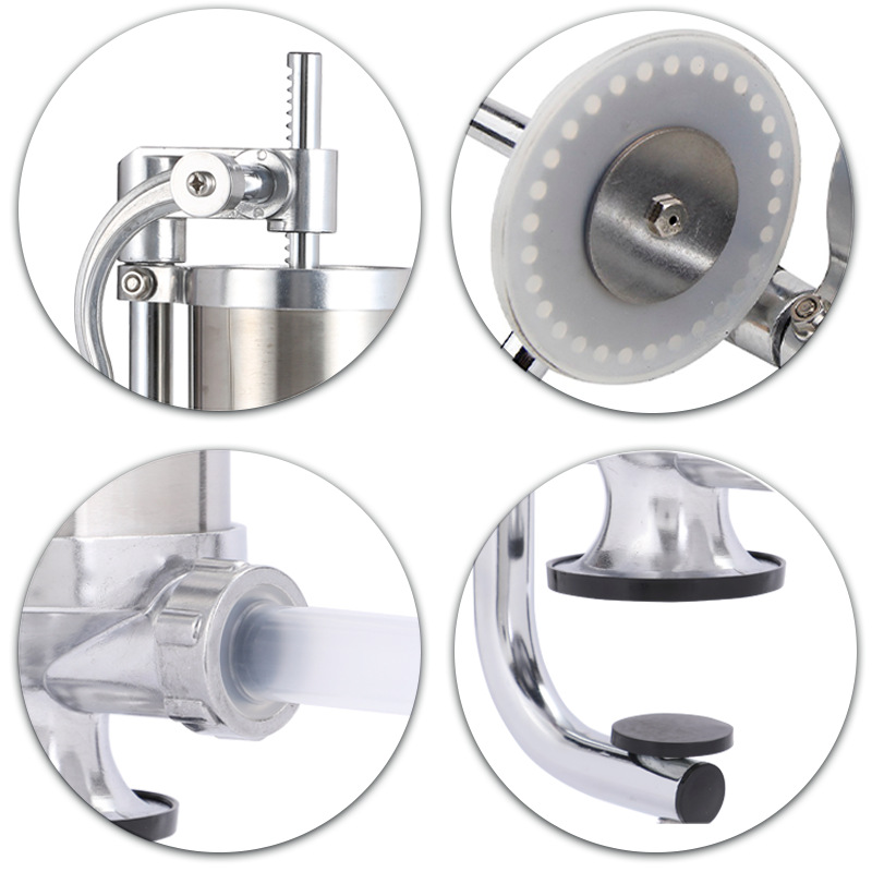 2.5 lbs stainless steel manual enema machine household sausage making machine vertical sausage machine enemator
