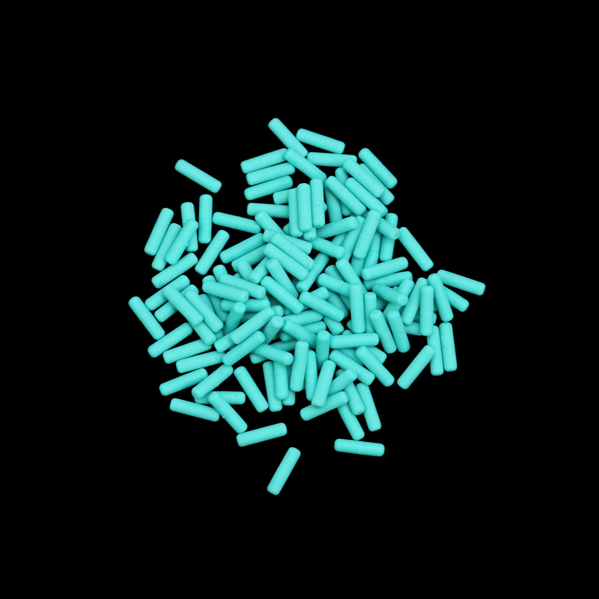 New Matte Frosted Space Beans Fishing Accessories Competitive Black Pit Line Set Fishing Gear Accessories Multi-Color Supply