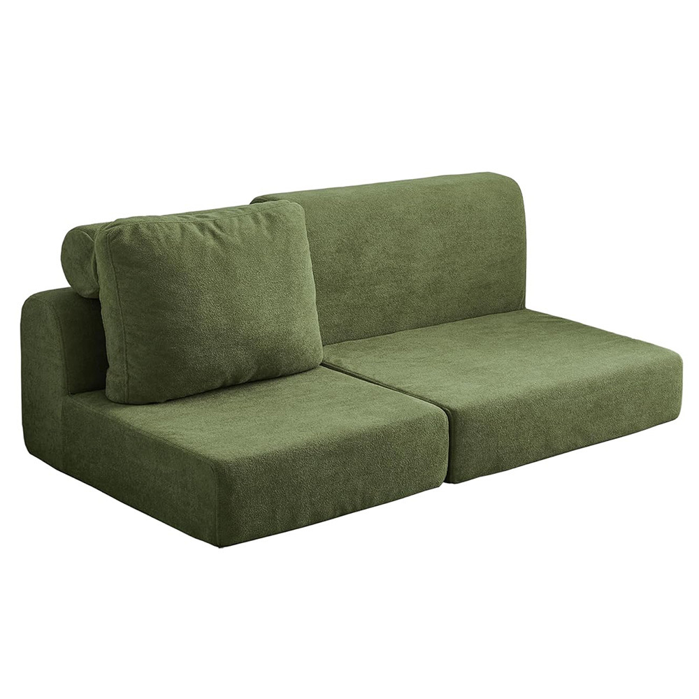 Modern Minimalist Furniture for Home Bedroom, Foldable Sofa, Creative Corner Ins-Style Single Compressed Sponge