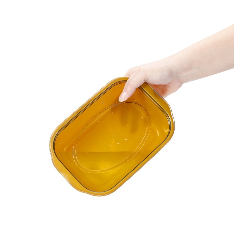 Plastic crisper microwave lunch box vegetable and fruit storage box takeaway lunch box wholesale plastic box suit