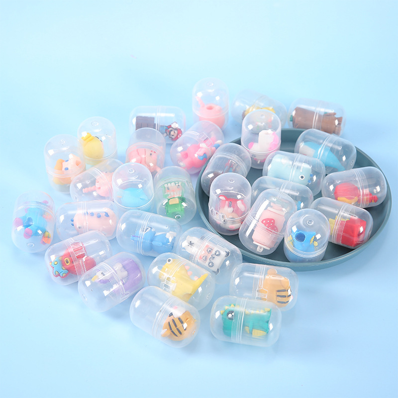 Explosions 32*45mm capsule doll twist egg 1 yuan 2 yuan twist egg machine Toy candy machine twist egg kindergarten gift