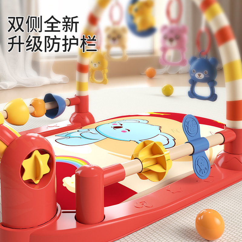 Foot Piano Newborn Baby Fitness Rack Baby Puzzle Early Education Boys and Girls Toys 0-1 Years 3-6 Months